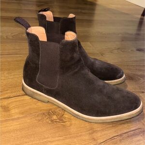 Men's Brown Suede Chelsea Boots